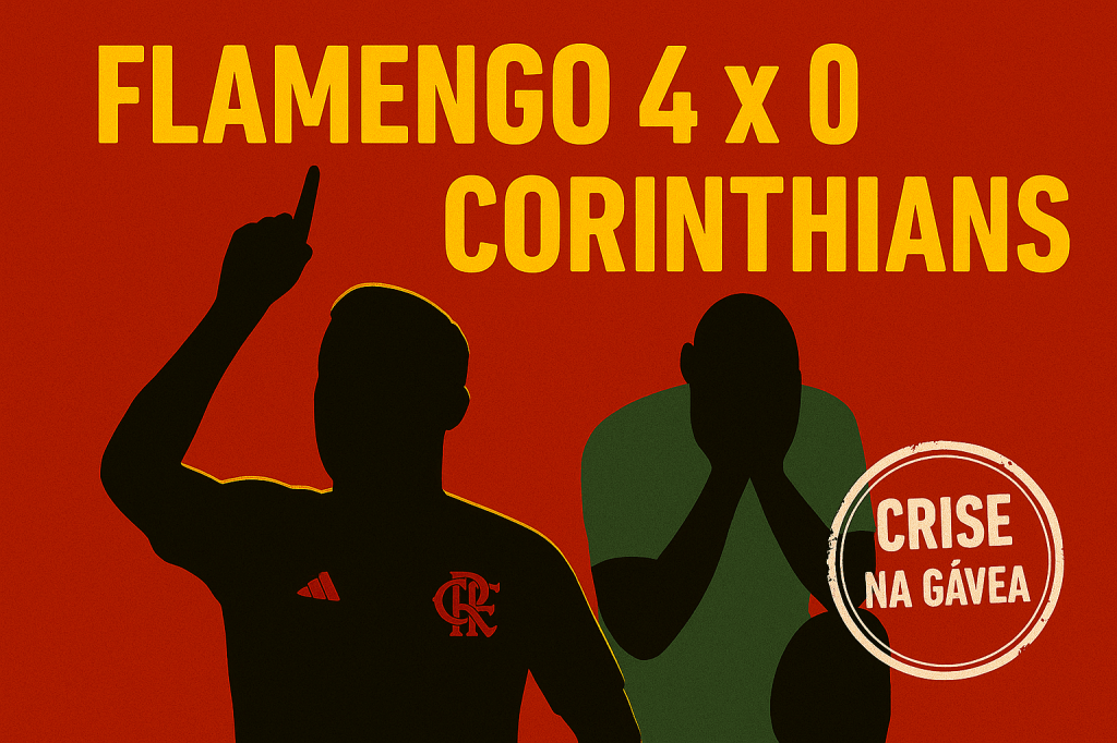 Flamengo atropela o Corinthians: domingo de sol, casa cheia e baile no&nbsp;Maraca